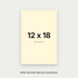 Natural Smooth Cardstock – 80# Cover Weight for Printing & Crafts 12x18 Smooth ThunderBolt Paper 12x18