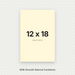 Natural Smooth Cardstock – 80# Cover Weight for Printing & Crafts 12x18 Smooth ThunderBolt Paper 12x18