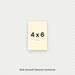 Natural Smooth Cardstock – 80# Cover Weight for Printing & Crafts 4x6 Smooth ThunderBolt Paper 4x6