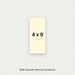 Natural Smooth Cardstock – 80# Cover Weight for Printing & Crafts 4x9 Smooth ThunderBolt Paper 4x9