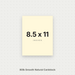 Natural Smooth Cardstock – 80# Cover Weight for Printing & Crafts 8.5x11 Smooth ThunderBolt Paper 8.5x11