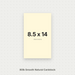 Natural Smooth Cardstock – 80# Cover Weight for Printing & Crafts 8.5x14 Smooth ThunderBolt Paper 8.5x14