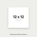 White Smooth Cardstock – 80# Cover Weight for Printing, Menus & Crafts 12x12 Smooth ThunderBolt Paper 12x12