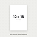 White Smooth Cardstock – 80# Cover Weight for Printing, Menus & Crafts 12x18 Smooth ThunderBolt Paper 12x18