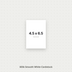White Smooth Cardstock – 80# Cover Weight for Printing, Menus & Crafts 4.5x6.5 Smooth ThunderBolt Paper 4.5x6.5