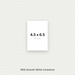 White Smooth Cardstock – 80# Cover Weight for Printing, Menus & Crafts 4.5x6.5 Smooth ThunderBolt Paper 4.5x6.5