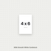 White Smooth Cardstock – 80# Cover Weight for Printing, Menus & Crafts 4x6 Smooth ThunderBolt Paper 4x6