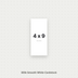 White Smooth Cardstock – 80# Cover Weight for Printing, Menus & Crafts 4x9 Smooth ThunderBolt Paper 4x9