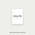 White Smooth Cardstock – 80# Cover Weight for Printing, Menus & Crafts 5.5x7.5 Smooth ThunderBolt Paper 5.5x7.5