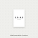White Smooth Cardstock – 80# Cover Weight for Printing, Menus & Crafts 5.5x8.5 Smooth ThunderBolt Paper 5.5x8.5