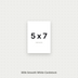 White Smooth Cardstock – 80# Cover Weight for Printing, Menus & Crafts 5x7 Smooth ThunderBolt Paper 5x7