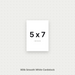 White Smooth Cardstock – 80# Cover Weight for Printing, Menus & Crafts 5x7 Smooth ThunderBolt Paper 5x7