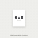 White Smooth Cardstock – 80# Cover Weight for Printing, Menus & Crafts 6x8 Smooth ThunderBolt Paper 6x8
