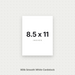 White Smooth Cardstock – 80# Cover Weight for Printing, Menus & Crafts 8.5x11 Smooth ThunderBolt Paper 8.5x11