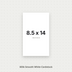 White Smooth Cardstock – 80# Cover Weight for Printing, Menus & Crafts 8.5x14 Smooth ThunderBolt Paper 8.5x14