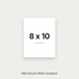 White Smooth Cardstock – 80# Cover Weight for Printing, Menus & Crafts 8x10 Smooth ThunderBolt Paper 8x10