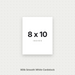 White Smooth Cardstock – 80# Cover Weight for Printing, Menus & Crafts 8x10 Smooth ThunderBolt Paper 8x10
