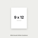 White Smooth Cardstock – 80# Cover Weight for Printing, Menus & Crafts 9x12 Smooth ThunderBolt Paper 9x12