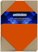 Dark Orange Paper – 65# Cover/Cardstock for Printing, Crafts, and DIY Projects