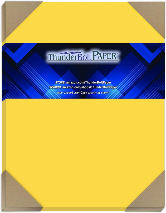 Golden Yellow Paper – 65# Cover Weight for Printing, Crafts, and DIY Projects 9x12 50 sheets basic blank bond bright brightly brights bulk card cardstock color colored colorful colors computer construction copie copy copying copypaper ct duty flyer hard heavy heavyweight high quality inkjet laser multipurpose neon notebook office paper papers papier plain premium printable printer printerpaper printing products reams recycled reem size solar stock tabloid thick thin typing word Bright ThunderBolt Paper