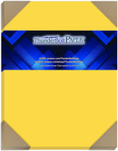 Golden Yellow Paper – 65# Cover Weight for Printing, Crafts, and DIY Projects 9x12 50 sheets basic blank bond bright brightly brights bulk card cardstock color colored colorful colors computer construction copie copy copying copypaper ct duty flyer hard heavy heavyweight high quality inkjet laser multipurpose neon notebook office paper papers papier plain premium printable printer printerpaper printing products reams recycled reem size solar stock tabloid thick thin typing word Bright ThunderBolt Paper