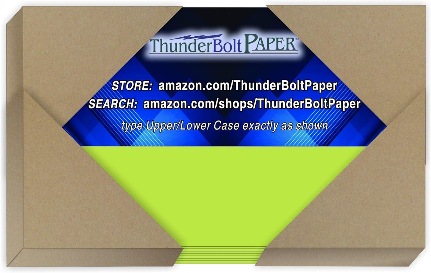 Lime Green Paper – 65# Cover/Cardstock for Printing, Crafts, and DIY Projects