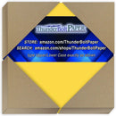 Golden Yellow Paper – 65# Cover Weight for Printing, Crafts, and DIY Projects 4x4 150 sheets basic blank bond bright brightly brights bulk card cardstock color colored colorful colors computer construction copie copy copying copypaper ct duty flyer hard heavy heavyweight high quality inkjet laser multipurpose neon notebook office paper papers papier plain premium printable printer printerpaper printing products reams recycled reem size solar stock tabloid thick thin typing word Bright ThunderBolt Paper