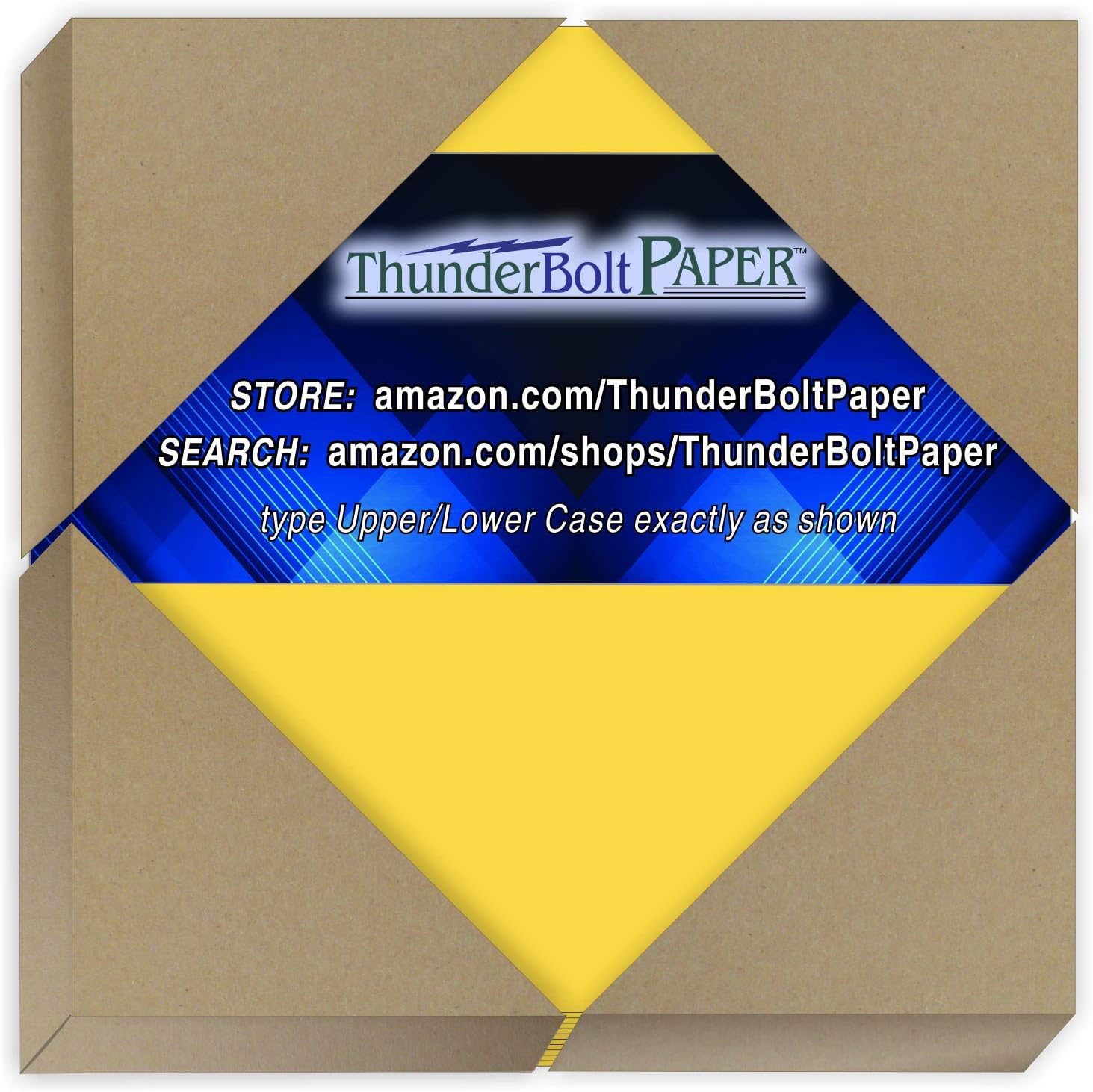 Golden Yellow Paper – 65# Cover Weight for Printing, Crafts, and DIY Projects 4x4 150 sheets basic blank bond bright brightly brights bulk card cardstock color colored colorful colors computer construction copie copy copying copypaper ct duty flyer hard heavy heavyweight high quality inkjet laser multipurpose neon notebook office paper papers papier plain premium printable printer printerpaper printing products reams recycled reem size solar stock tabloid thick thin typing word Bright ThunderBolt Paper