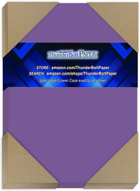 Purple Grape Paper – 65# Cover/Cardstock for Printing, Crafts, and DIY Projects 5x7 150 sheets basic blank bond bright brightly brights bulk card cardstock color colored colorful colors computer construction copie copy copying copypaper ct duty flyer hard heavy heavyweight high quality inkjet laser multipurpose neon notebook office paper papers papier plain premium printable printer printerpaper printing products reams recycled reem size solar stock tabloid thick thin typing word Bright ThunderBolt Paper