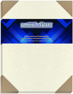 25 White Parchment 65lb Cover Weight Paper 11" X 14" (11X14 Inches) Scrapbook|Picture-Frame Size - Printable Old Parchment Semblance
