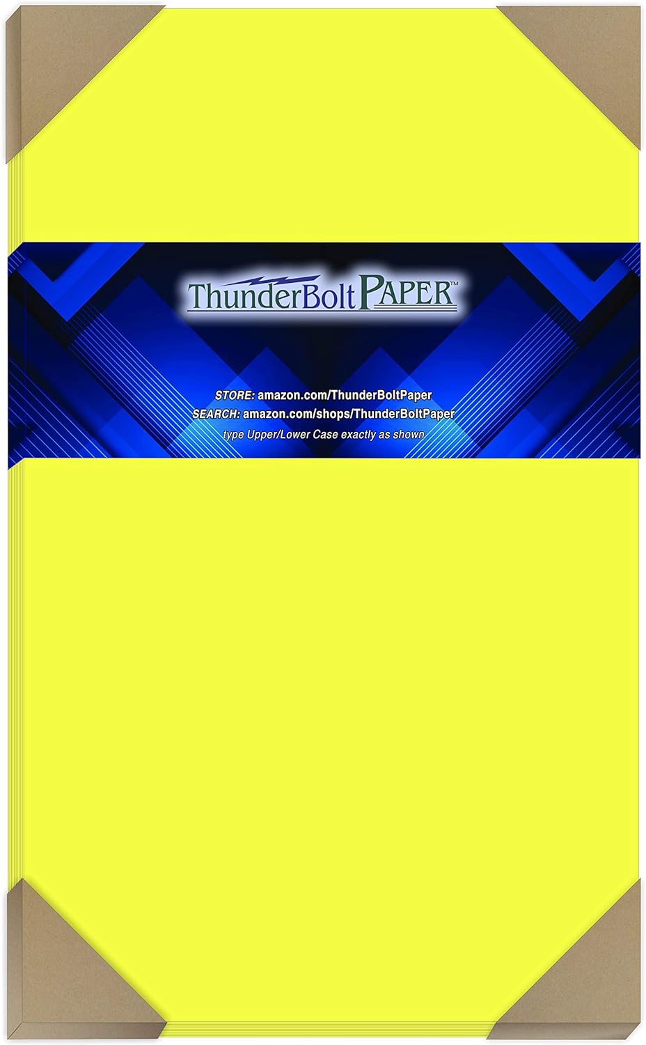 Bright NEON yellow 65# (light card weight)