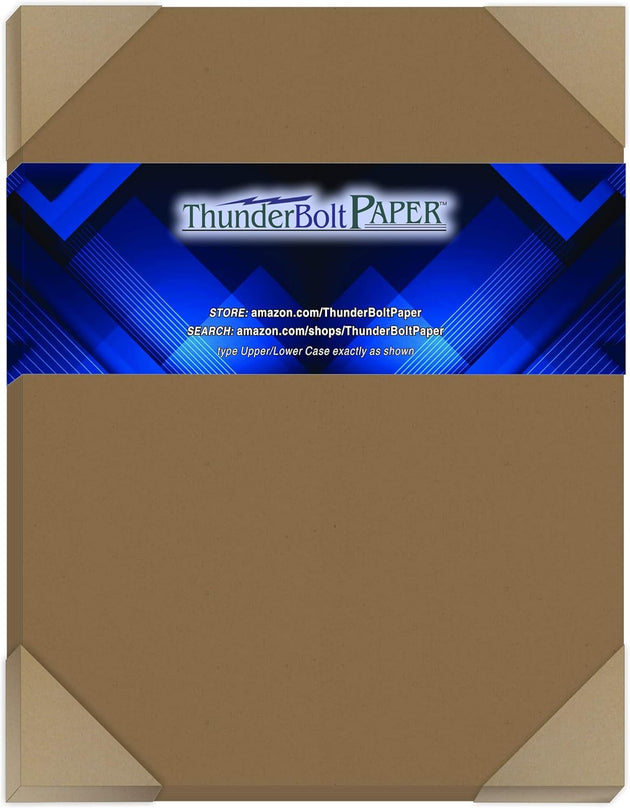 Brown Kraft Bag Cardstock – Fiber 80# Cover Weight for Natural, Rustic Printing & Crafts 80# 80lb art bag book caligraphy cardstock color cover craft darker. brown double doubled fiber fine invitation kraft making natural nice old printing recycled rough scrapbook sided specialty speckled squares style texture textured traditional vintage water watercolor Fiber ThunderBolt Paper