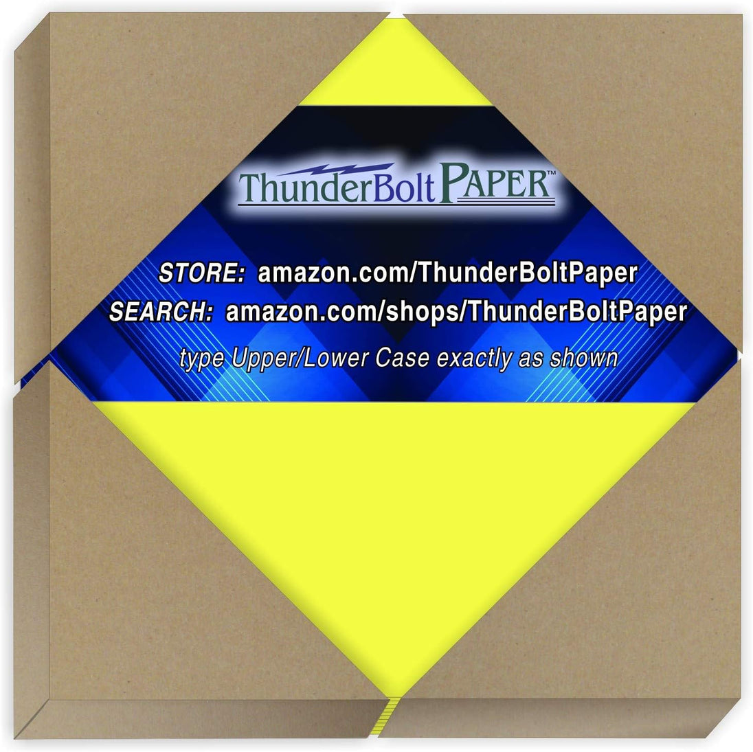 Neon Yellow Paper – 65# Cover Cardstock for Printing, Crafts, and DIY Projects 4x4 150 sheets basic blank bond bright brightly brights bulk card cardstock color colored colorful colors computer construction copie copy copying copypaper ct duty flyer hard heavy heavyweight high quality inkjet laser multipurpose neon notebook office paper papers papier plain premium printable printer printerpaper printing products reams recycled reem size solar stock tabloid thick thin typing word Bright ThunderBolt Paper