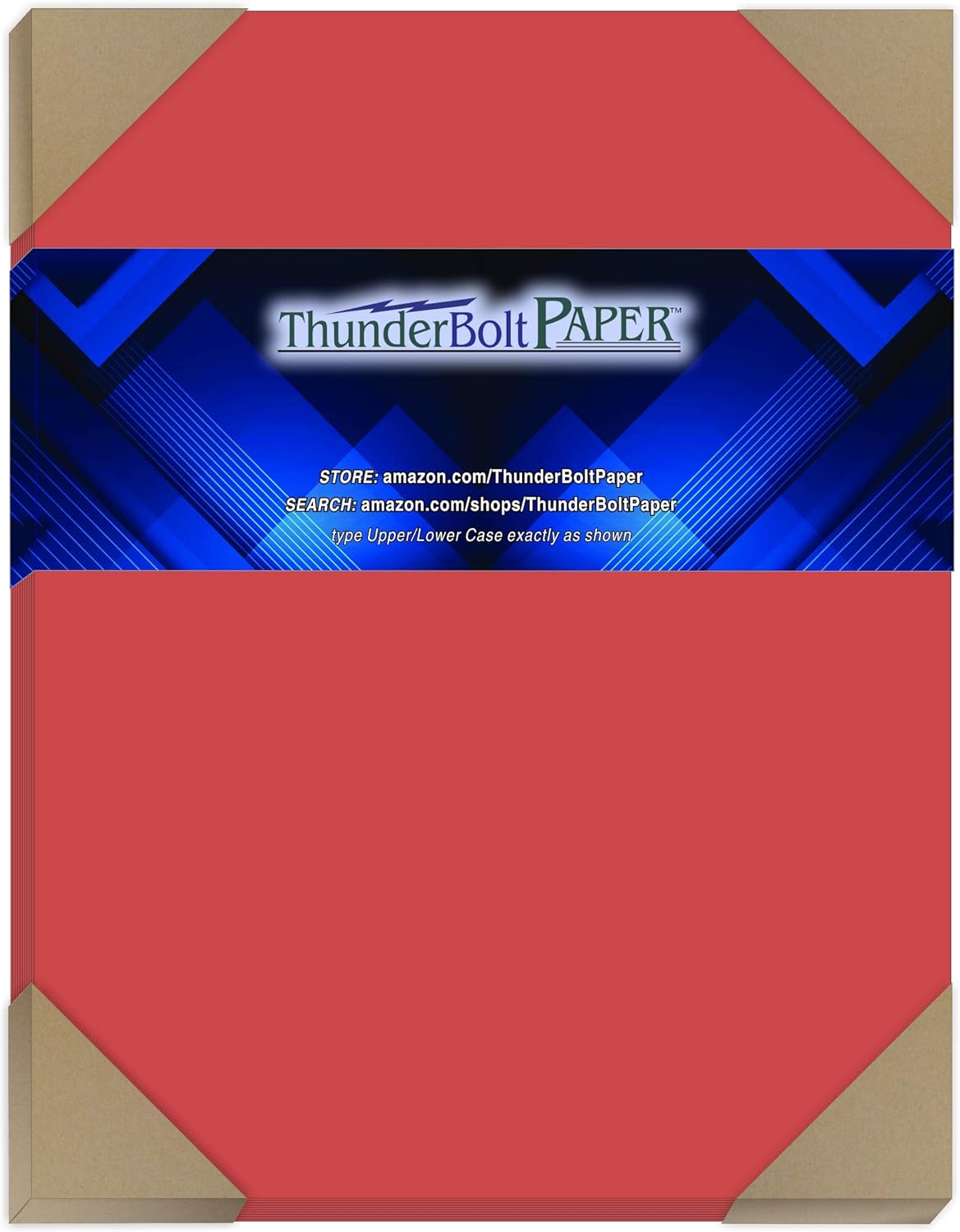 Apple Red 65lb Cardstock Paper