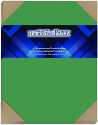 Green Paper – 65# Cover/Cardstock for Printing, Crafts, and DIY Projects 9x12 50 sheets basic blank bond bright brightly brights bulk card cardstock color colored colorful colors computer construction copie copy copying copypaper ct duty flyer hard heavy heavyweight high quality inkjet laser multipurpose neon notebook office paper papers papier plain premium printable printer printerpaper printing products reams recycled reem size solar stock tabloid thick thin typing word Bright ThunderBolt Paper