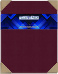 Burgundy Linen 80# (card weight)