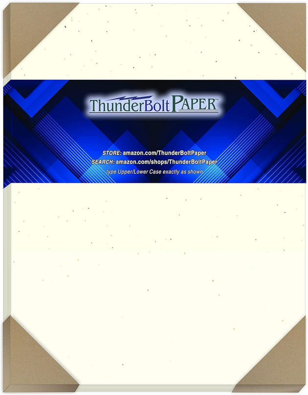 Birch Fiber Cardstock – 80# Cover Weight for Natural, Earthy Printing and Crafts 8.5x11 50 sheets 80# 80lb art birch book caligraphy cardstock color cover craft double doubled earthy fiber fine invitation kraft making natural nice old printing recycled rough scrapbook sided specialty speckled squares style texture textured traditional vintage water watercolor Fiber ThunderBolt Paper