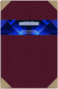 Burgundy Linen 80# (card weight)