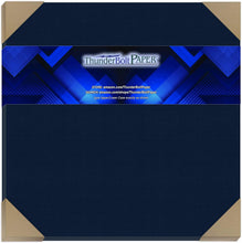 Load image into Gallery viewer, 25 Dark Navy Blue Linen 80# Cover Paper Sheets - 12&quot; X 12&quot; (12X12 Inches) Scrapbook Album|Cover Size - 80 lb/Pound Card Weight - Fine Linen Textured Finish - Deep Dye Quality Cardstock