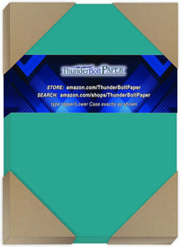 Teal Paper – 65# Cover/Cardstock for Printing, Crafts, and DIY Projects 5x7 150 sheets basic blank bond bright brightly brights bulk card cardstock color colored colorful colors computer construction copie copy copying copypaper ct duty flyer hard heavy heavyweight high quality inkjet laser multipurpose neon notebook office paper papers papier plain premium printable printer printerpaper printing products reams recycled reem size solar stock tabloid thick thin typing word Bright ThunderBolt Paper