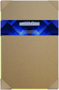 20 point brown chipboard (.02 inch thick)