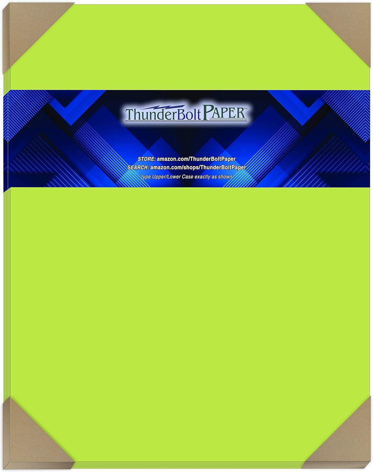 Lime Green Paper – 65# Cover/Cardstock for Printing, Crafts, and DIY Projects