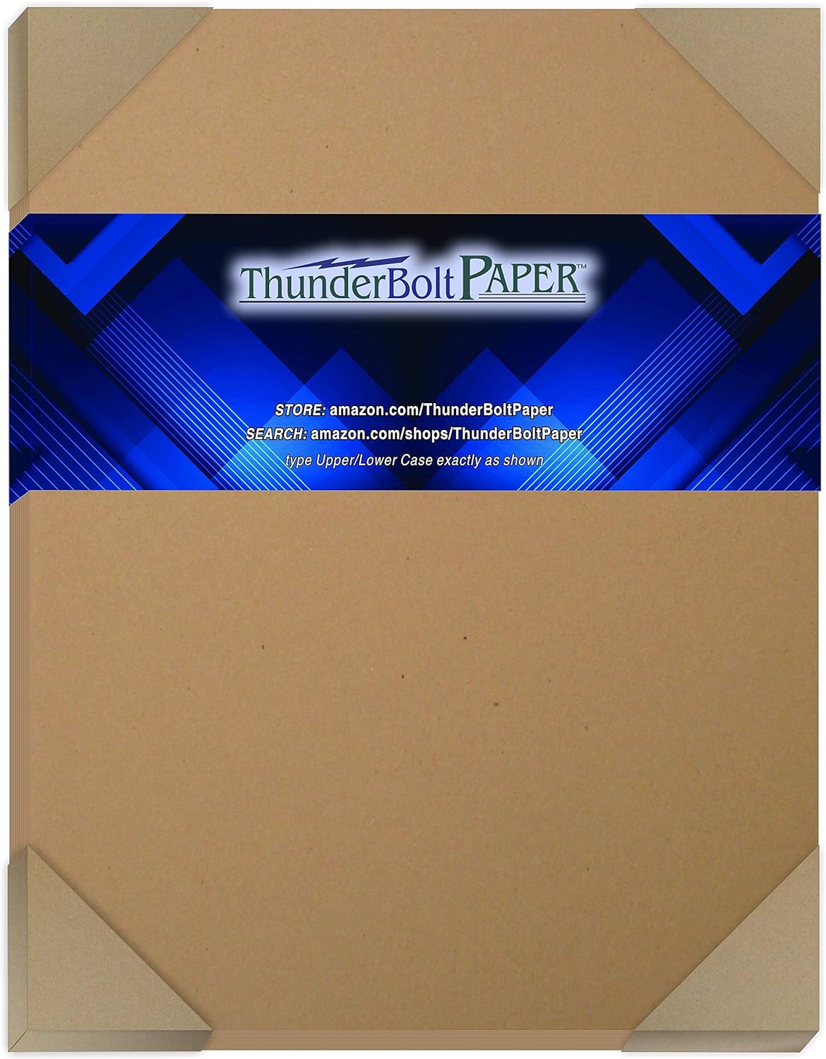 Brown Kraft Fiber 80# (card weight)